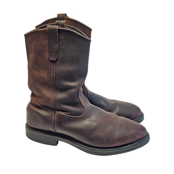 Red Wing Shoes Other - Red Wing Mens Size 13 EE Wide 1159 Pecos Brown Leather Super Sole Work Boots USA